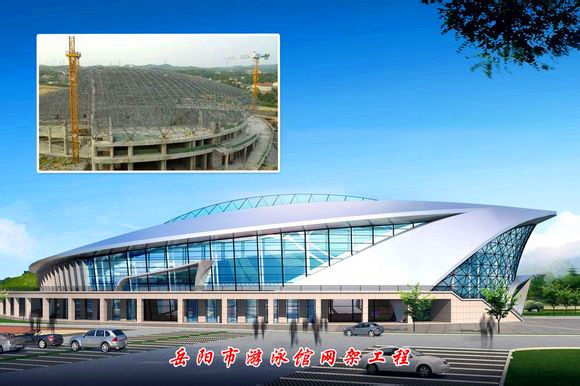 河北区游泳池网架